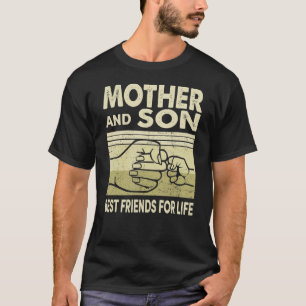 Camiseta Mãe E Filho Melhores Amigos Para A Vida Mãe