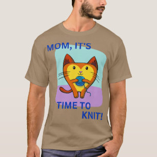 Camiseta Mãe é hora de tricotar tricô
