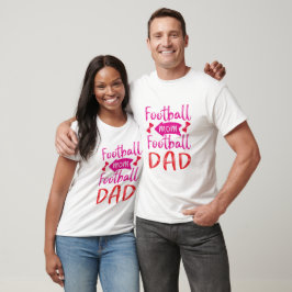 Camiseta Mãe e Pai de futebol