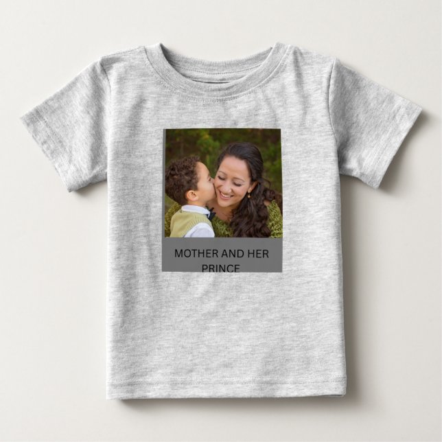 CAMISETA MÃE E SEU PRÍNCIPE (Frente)