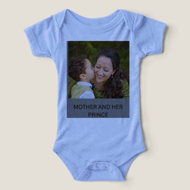 CAMISETA MÃE E SEU PRÍNCIPE (Design frontal)