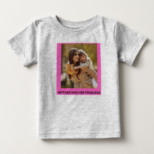 CAMISETA MÃE E SUA PRINCESA (Frente)