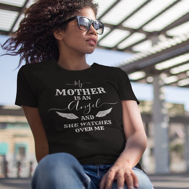 Camiseta Mãe É Um Memorial De Anjo (Criador carregado)
