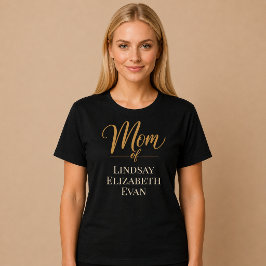 Camiseta Mãe Elegante Personalizada
