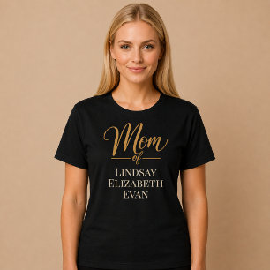 Camiseta Mãe Elegante Personalizada