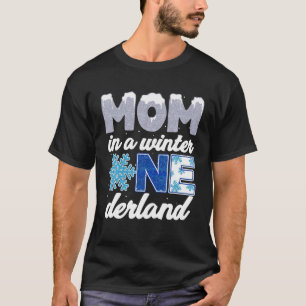 Camiseta Mãe Em Um Deco De Festa De primeiro aniversario De