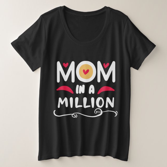 Camiseta Mãe em um Milhão (Frente do Design)