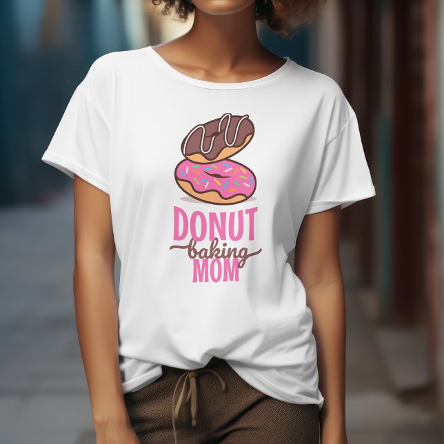 Camiseta Mãe engraçada de assar Rosquinha para padaria (Criador carregado)