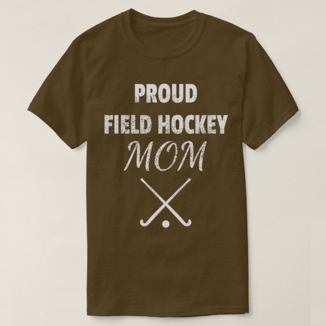 Camiseta Mãe Engraçada De Hóquei De Campo (Frente do Design)