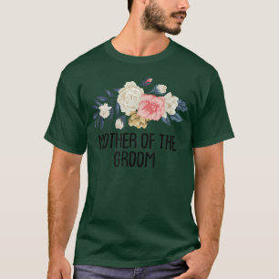 Camiseta Mãe Engraçada Floral Da Noite