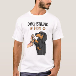 Camiseta Mãe Engraçada Weenie Mama Cachorro Sobremesa Mulhe