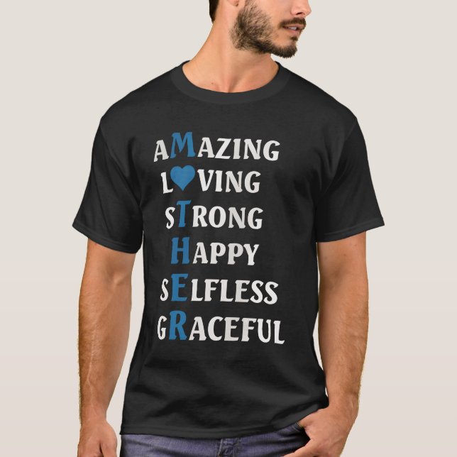 CAMISETA MÃE ESPANTOU AMOR, FORTE, RETRO FELIZ (Frente)
