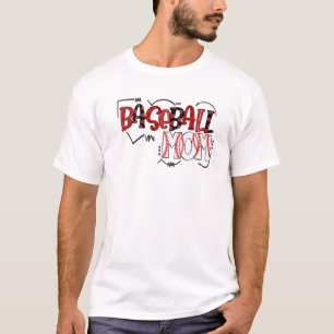 Camiseta Mãe Esquadrão Leopardo Imprima Baseball Mãe Mul
