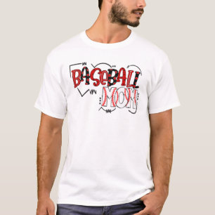 Camiseta Mãe Esquadrão Leopardo Imprima Baseball Mãe Mul