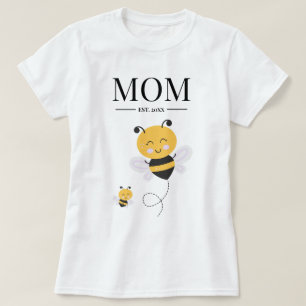 Camiseta Mãe EST. Bebê Abelha