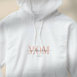 Camiseta "MÃE, EST." MOM Personalizada E Orgulhosa