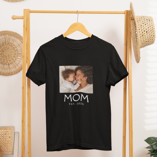 Camiseta Mãe Estabeleceu Foto de Tipografia (Criador carregado)