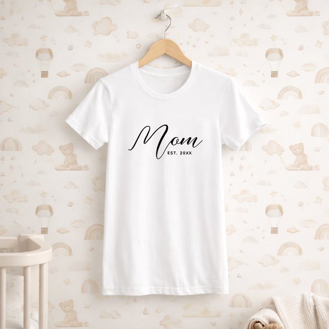 Camiseta Mãe Estabelecida Novo Presente Personalizado para  (Criador carregado)