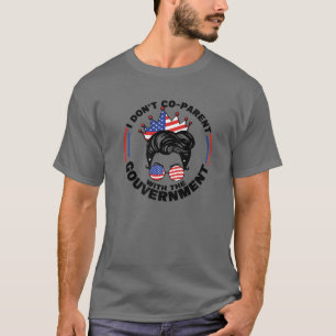 Camiseta Mãe, eu não co-pai com a Governo USA Moth