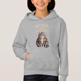 Camiseta Mãe, Eu Sou Apenas Pele e Ossos – Gato Gordinho En