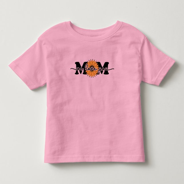 Camiseta Mãe Eu Te Amo - Dia de as mães (Frente)