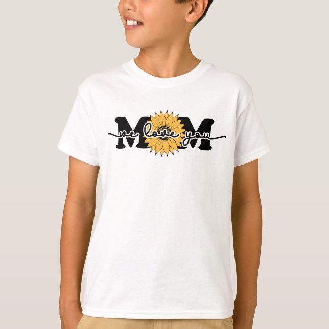 Camiseta Mãe Eu Te Amo Dia de as mães-4325 (Frente)