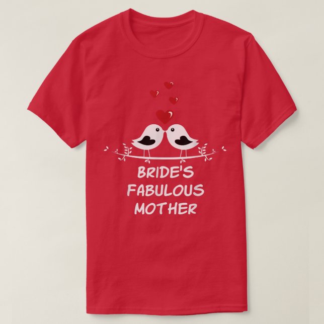 Camiseta Mãe Fabulosa da Noiva Casamento (Frente do Design)