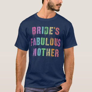Camiseta MÃE FABULOSA DA NOIVA Mãe do Casal Família Família