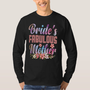 Camiseta Mãe Feliz Casado de Casamento da Noiva Mãe