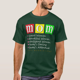 Camiseta Mãe feliz garota do dia da mãe