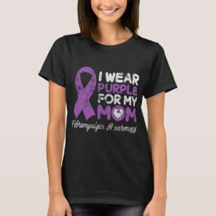 Camiseta Mãe Fibro-Mãe Fibromiosite Suporte Grunge