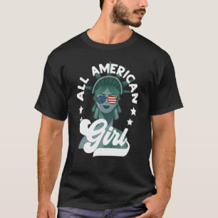 Camiseta Mãe Filha Quarto Quarto De Julho De Todos Os Ameri