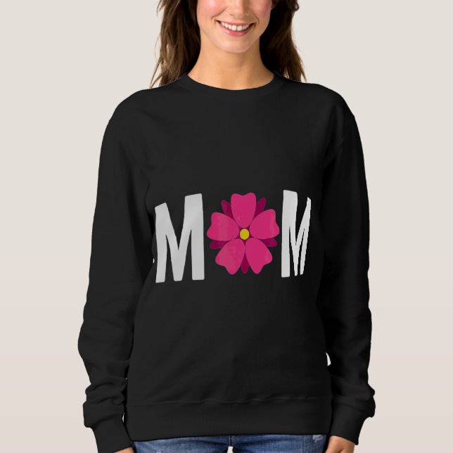 Camiseta Mãe Flor Cute Floral Internacional Mulheres (Frente)