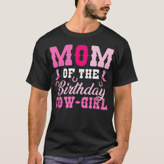 Camiseta Mãe Fofa da Menina do Aniversário da Vaqueira do R