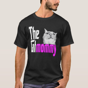 Camiseta Mãe Gato A Mãe Crazada Gato-Mãe Mamãe Gatinho