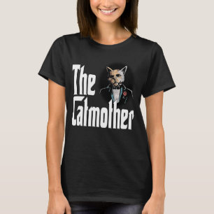 Camiseta Mãe Gato A Mãe Louca Cama Mãe 1