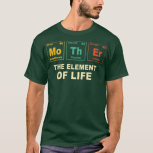 Camiseta Mãe Geek Periódica Mesa Quimista Amo Retro Gee