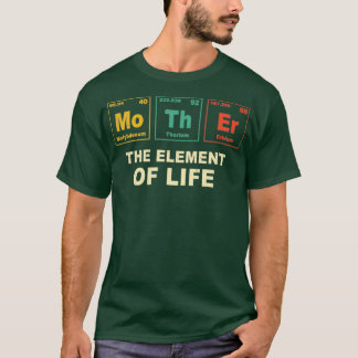 Camiseta Mãe Geek Periódica Mesa Quimista Amo Retro Gee