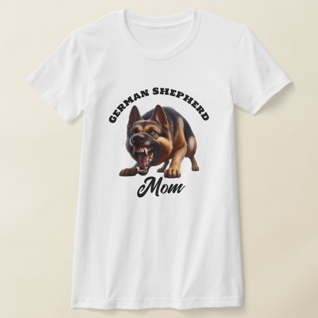 Camiseta Mãe German shepherd cruel (Postura )