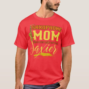 Camiseta Mãe Gift Jazz Music Saxofone