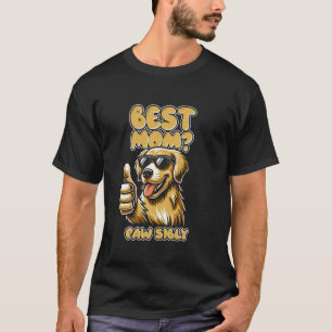 Camiseta Mãe Golden Retriever Engraçada - Melhor Mãe da Raç