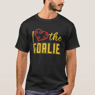 Camiseta Mãe goleira de lacrosse coração LAX meninos menina