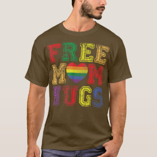 Camiseta Mãe grátis abraça o orgulho LGBT de apoio cardíaco