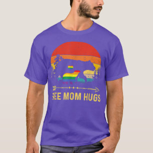 Camiseta Mãe grátis abraça presentes LGBT