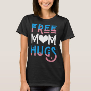 Camiseta Mãe grátis abraça transgênero Trans HEART, mãe