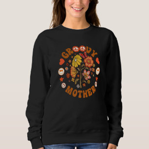 Camiseta Mãe Groovy Combinando Família Churrasco de Bebê Re