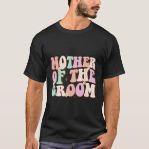 Camiseta Mãe Groovy do Noivo Encontro de Presentes de Casam