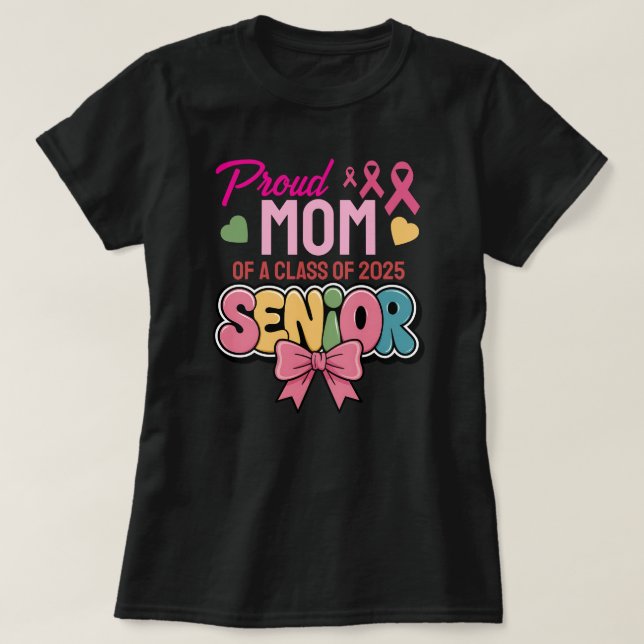 Camiseta Mãe Guerreira, Orgulhosa e Imparável, Turma de 202 (Frente do Design)