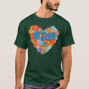 Camiseta Mãe Hebraica Judia Ima Israelense Imma Flor Coraçã