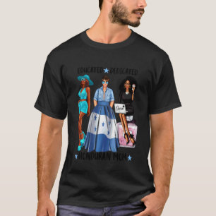 Camiseta Mãe Hondurenha Educada e Dedicada, Negra, Latina e